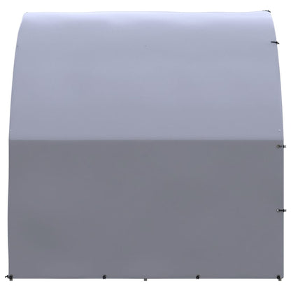 vidaXL Chicken Coop | Silver | Galvanised Steel | Large | Seats Many