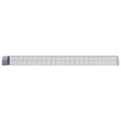 vidaXL Chicken Coop | Silver and silver grey | Galvanised steel, Polyethylene