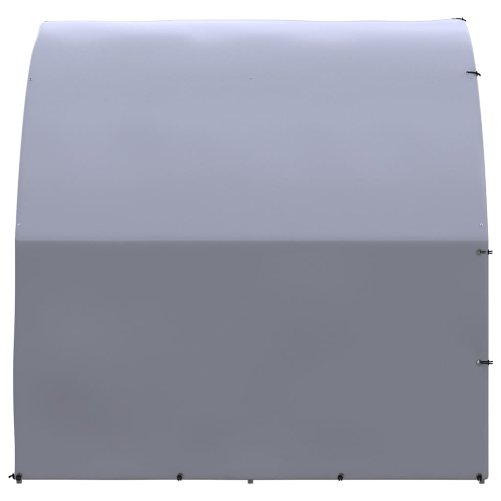 vidaXL Chicken Coop | Silver and silver grey | Galvanised steel, Polyethylene