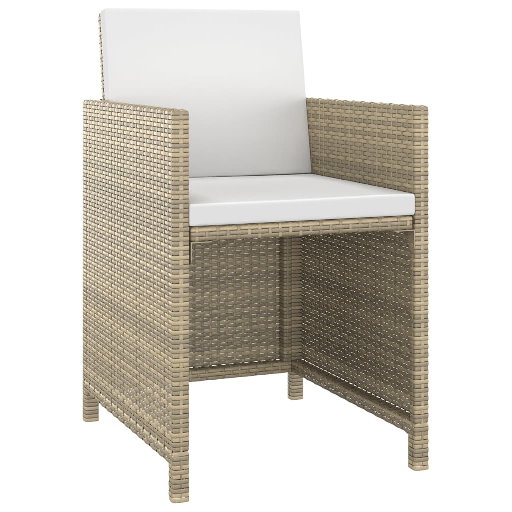vidaXL Garden Dining Set | Beige, Cream White
