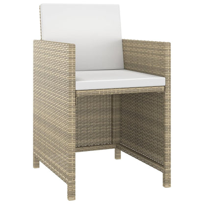 vidaXL Garden Dining Set | Beige, Cream White