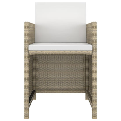 vidaXL Garden Dining Set | Beige, Cream White