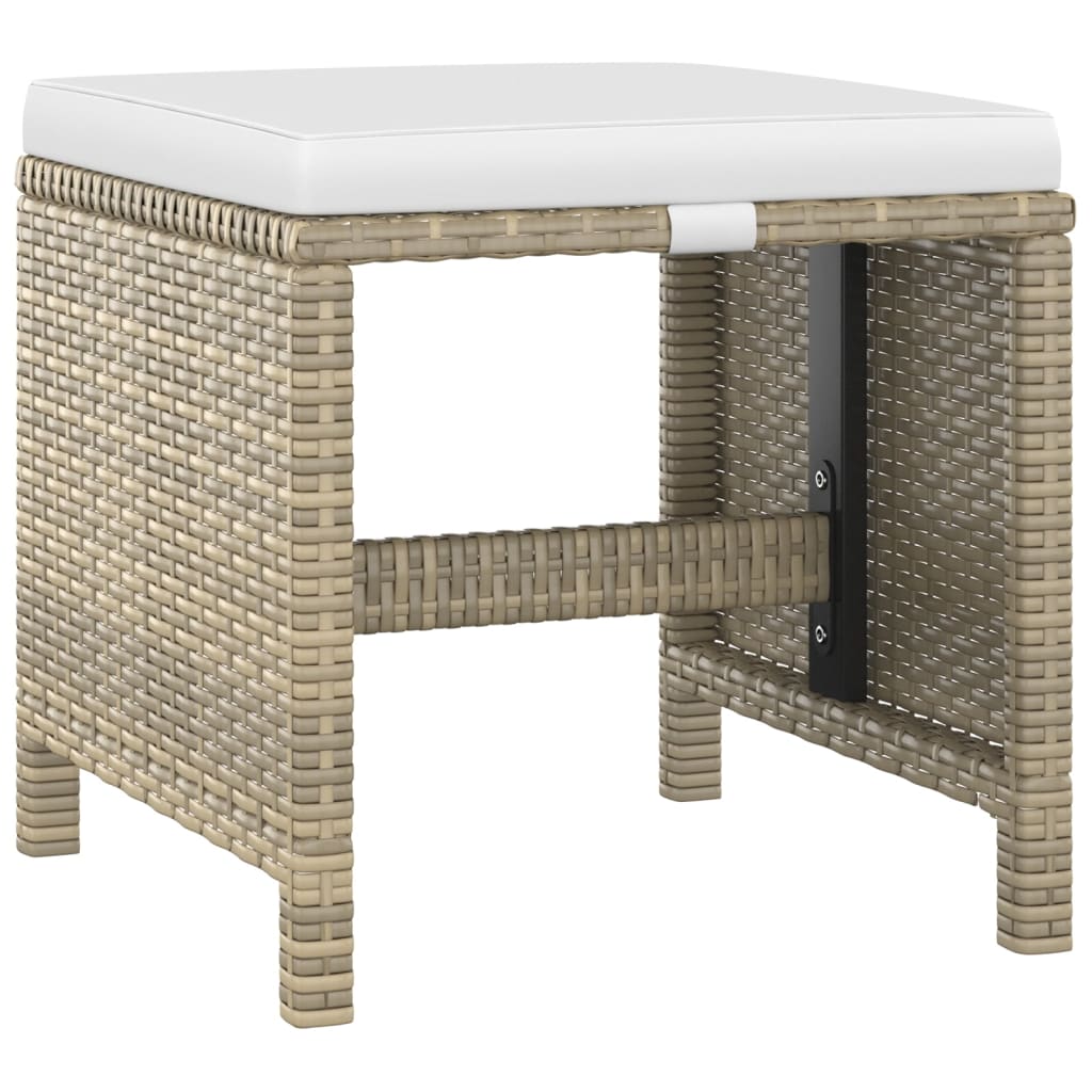 vidaXL Garden Dining Set | Beige, Cream White