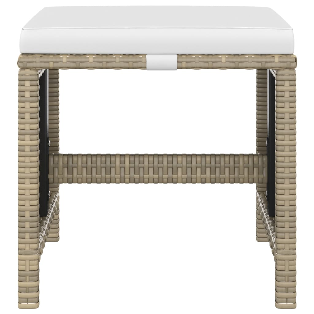 vidaXL Garden Dining Set | Beige, Cream White