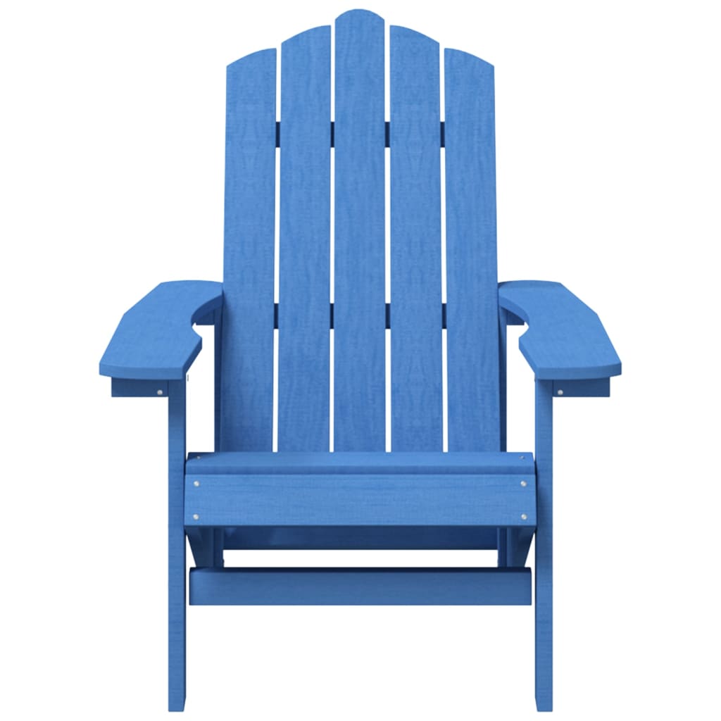 vidaXL Garden Chair | Aqua blue | HDPE (High Density Polyethylene) | Large