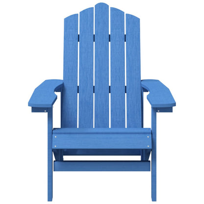 vidaXL Garden Chair | Aqua blue | HDPE (High Density Polyethylene) | Large