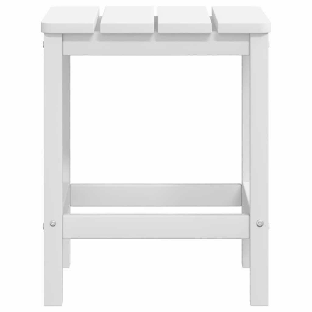 vidaXL Garden Chair | White | HDPE (High Density Polyethylene) | Standard