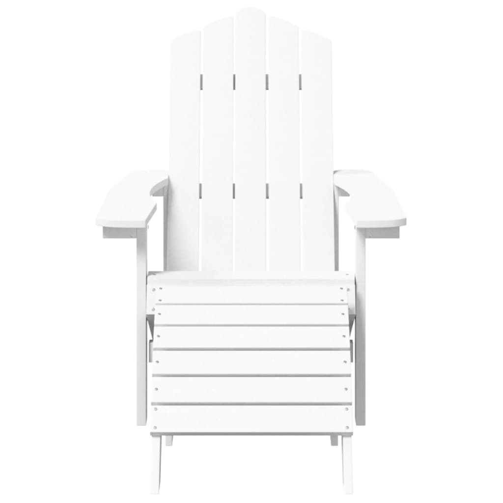 vidaXL Garden Chair | White | HDPE (High Density Polyethylene) | Standard