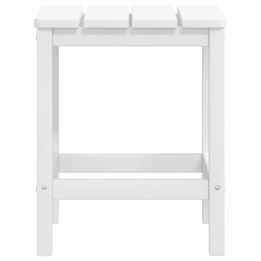 vidaXL Garden Chair | White | HDPE (High Density Polyethylene) | Standard