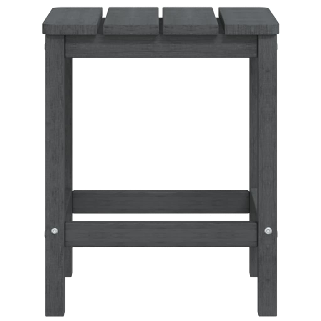 vidaXL Garden Chair | Anthracite | HDPE (High Density Polyethylene) | Standard