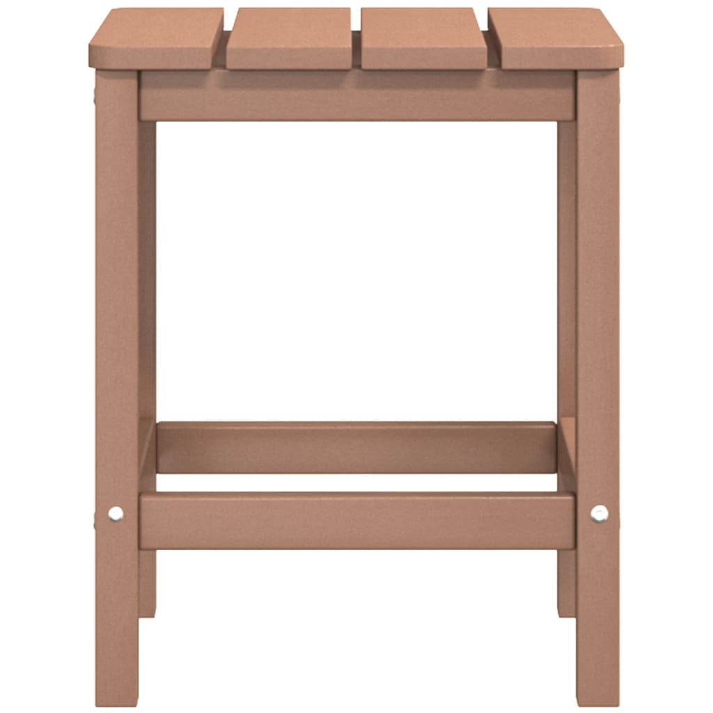 vidaXL Garden Chair | Brown | HDPE (High Density Polyethylene), steel