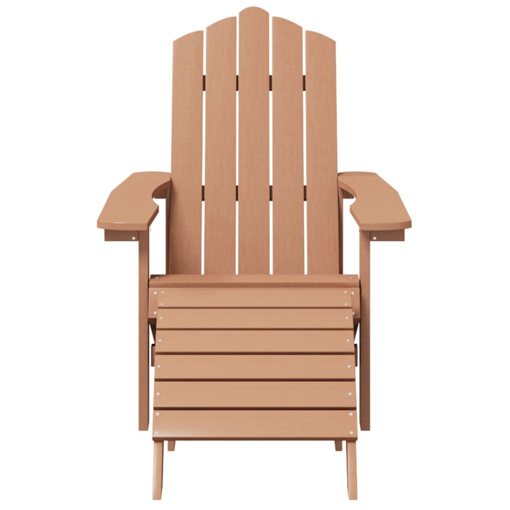 vidaXL Garden Chair | Brown | High Density Polyethylene (HDPE) | Medium