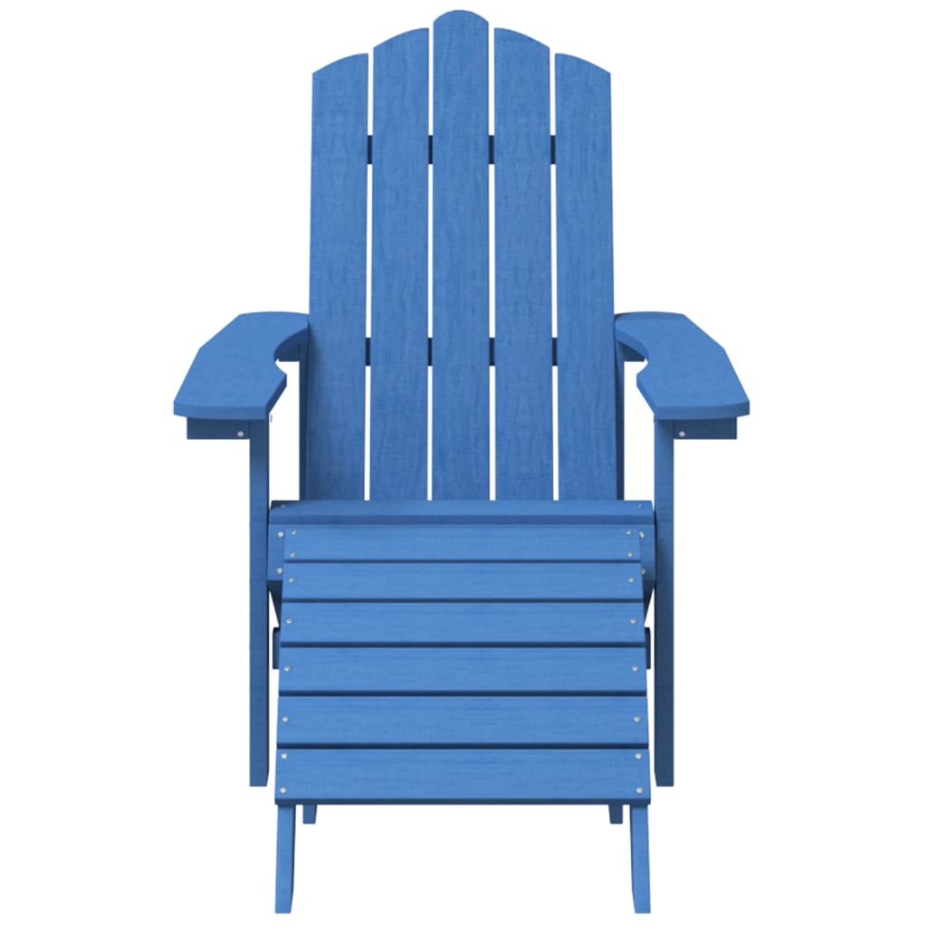 vidaXL Garden Chair | Aqua Blue | HDPE (High Density Polyethylene) | Medium