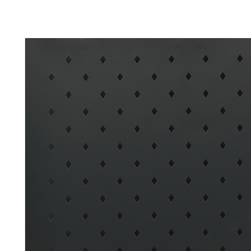 vidaXL 5-Panel Room Dividers 2 pcs Black 200x180 cm Steel