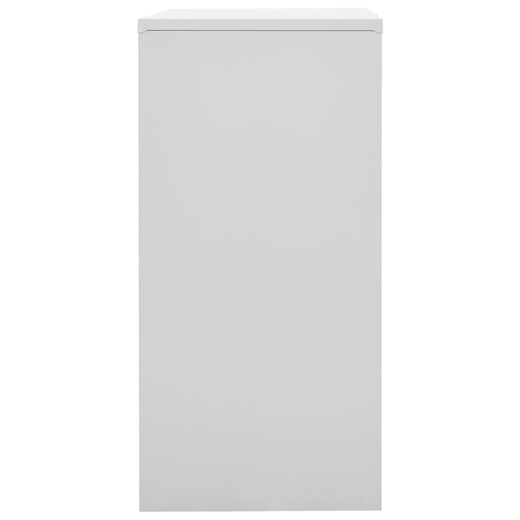 vidaXL Locker Cabinets 5 pcs Light Grey and Green 90x45x92.5 cm Steel