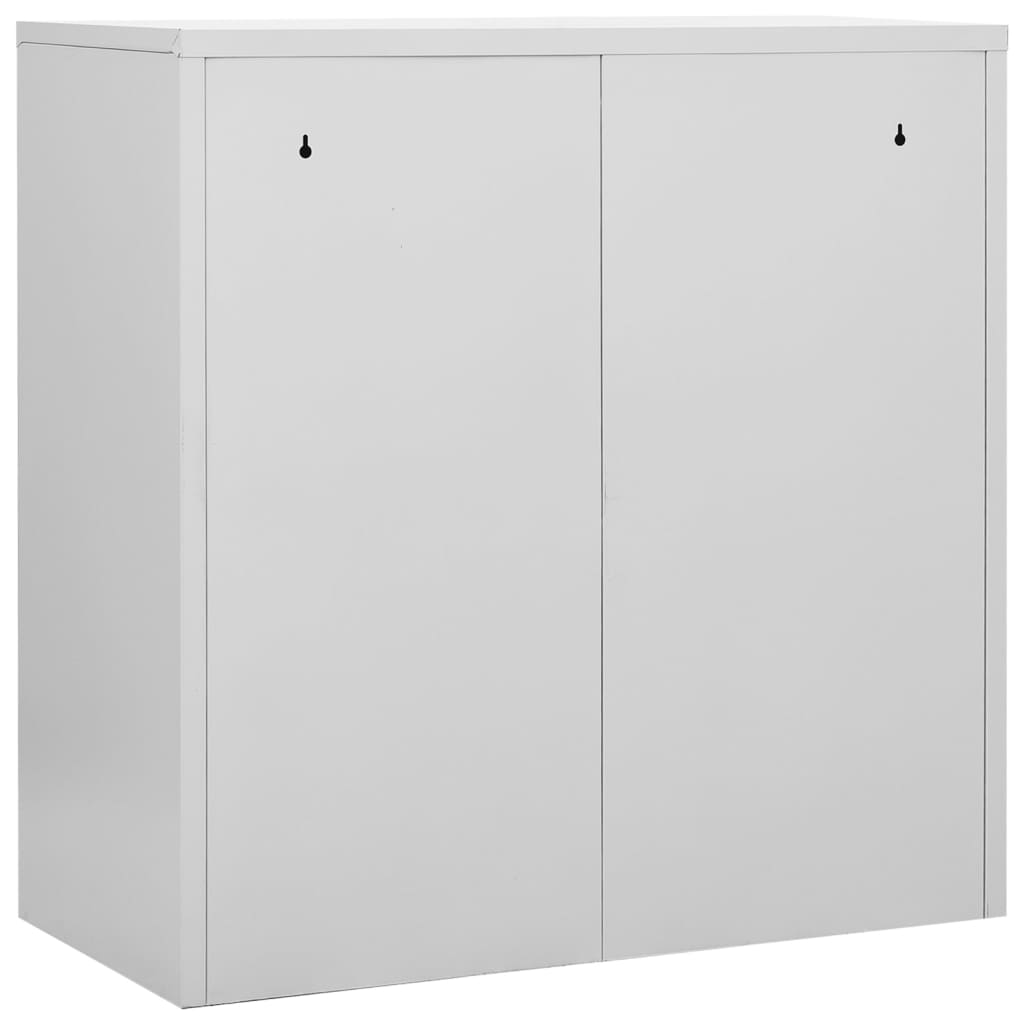 vidaXL Locker Cabinets 5 pcs Light Grey and Green 90x45x92.5 cm Steel