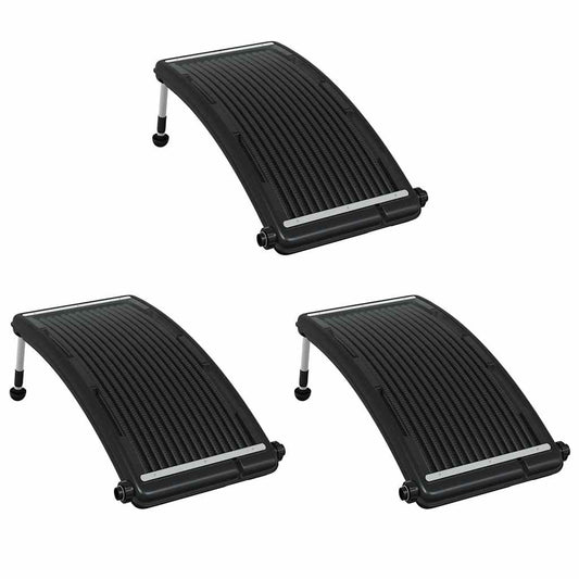 vidaXL Curved Pool Solar Heating Panels 3 pcs 110x65 cm