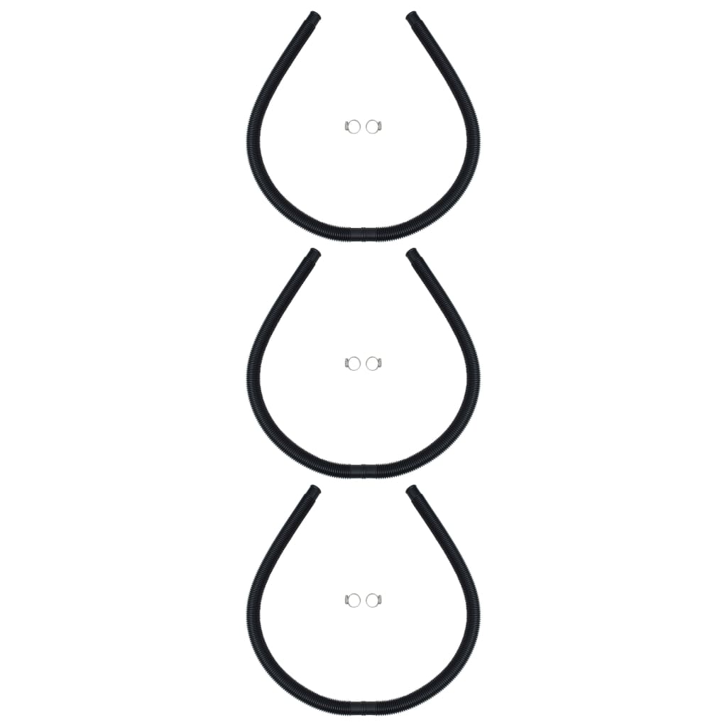 vidaXL Curved Pool Solar Heating Panels 3 pcs 110x65 cm