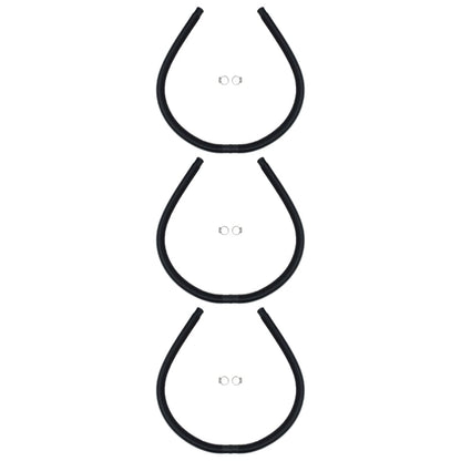 vidaXL Curved Pool Solar Heating Panels 3 pcs 110x65 cm