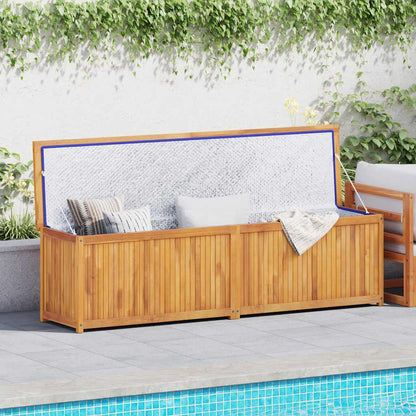 vidaXL Garden Box 200x50x55 cm Solid Wood Teak