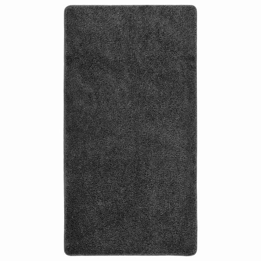 340377 vidaXL Shaggy Rug Dark Grey 80x150 cm Anti Slip