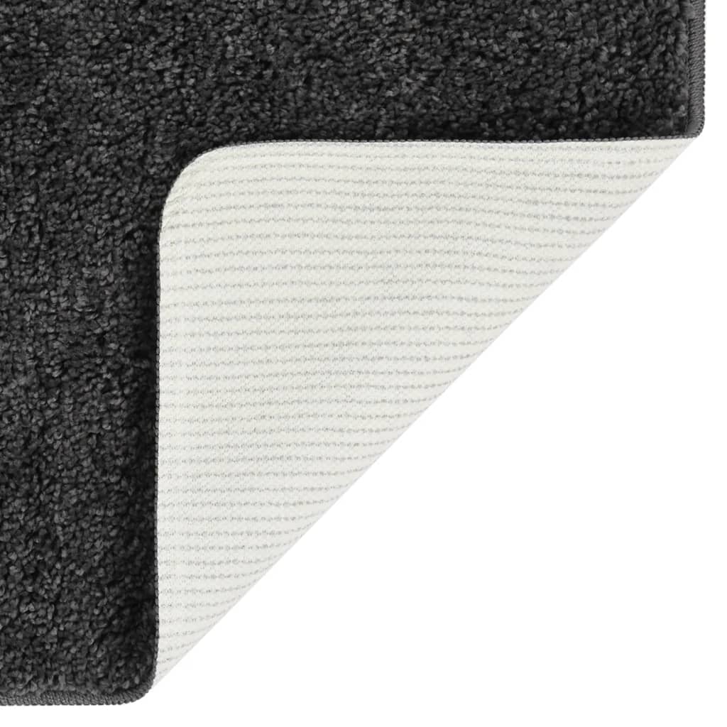 vidaXL Shaggy Rug Dark Grey 120x170 cm Anti Slip