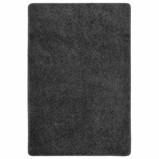 vidaXL Shaggy Rug Dark Grey 140x200 cm Anti Slip