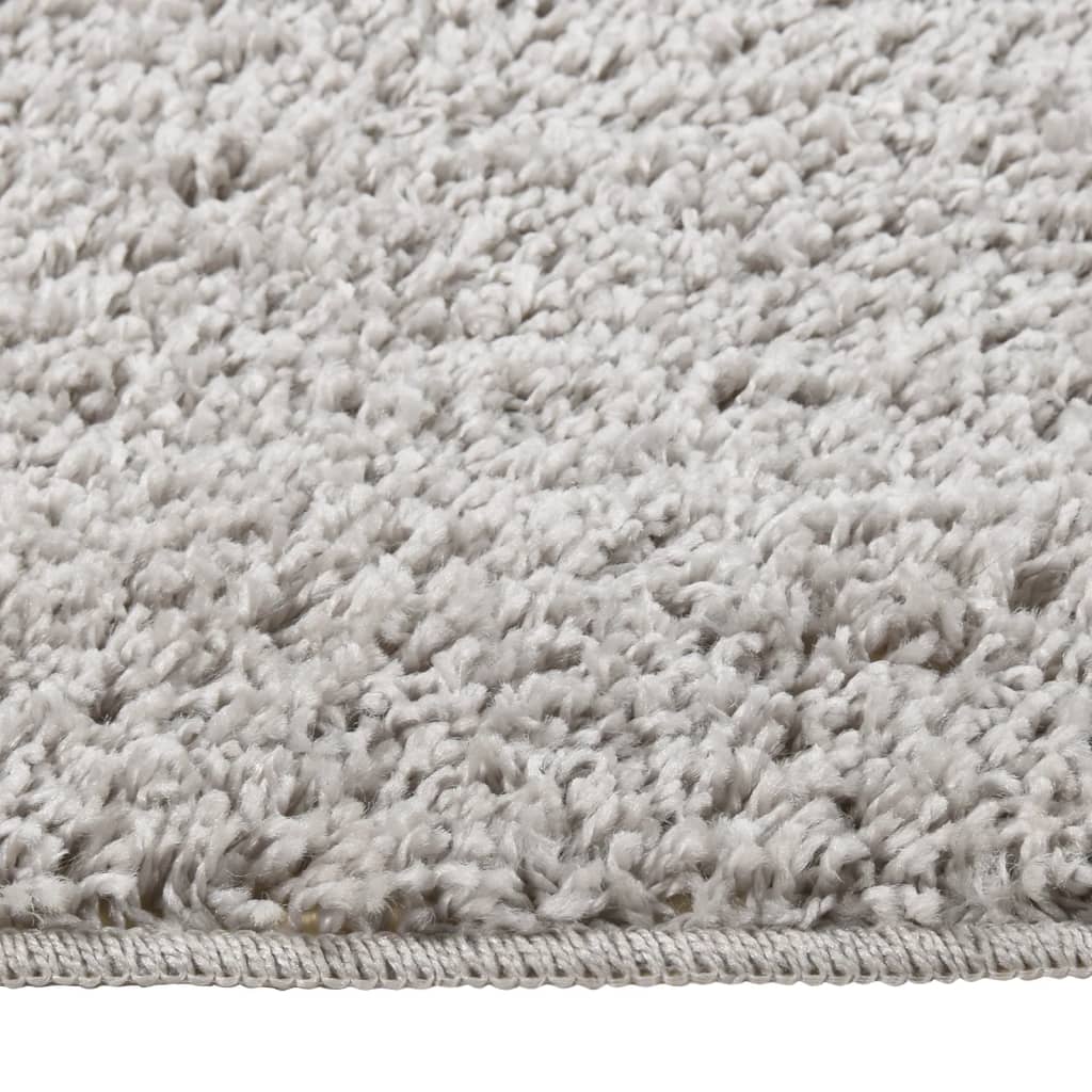 vidaXL Shaggy Rug Light Grey 80x150 cm Anti Slip