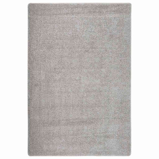 vidaXL Shaggy Rug Light Grey 140x200 cm Anti Slip