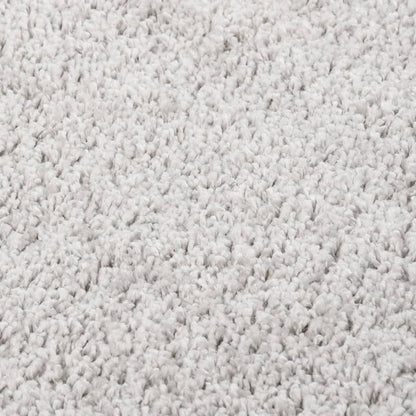 vidaXL Shaggy Rug Light Grey 140x200 cm Anti Slip