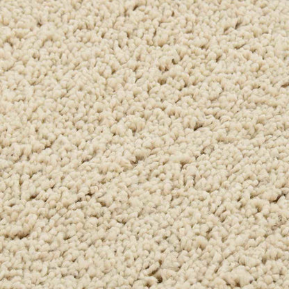 vidaXL Shaggy Rug Cream 80x150 cm Anti Slip