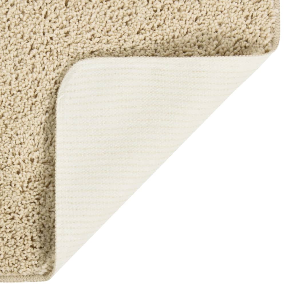 vidaXL Shaggy Rug Cream 120x170 cm Anti Slip