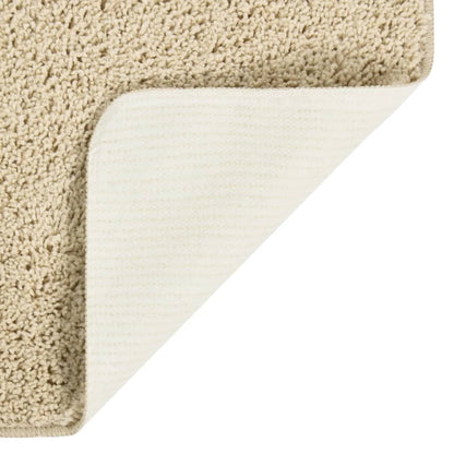 vidaXL Shaggy Rug Cream 140x200 cm Anti Slip