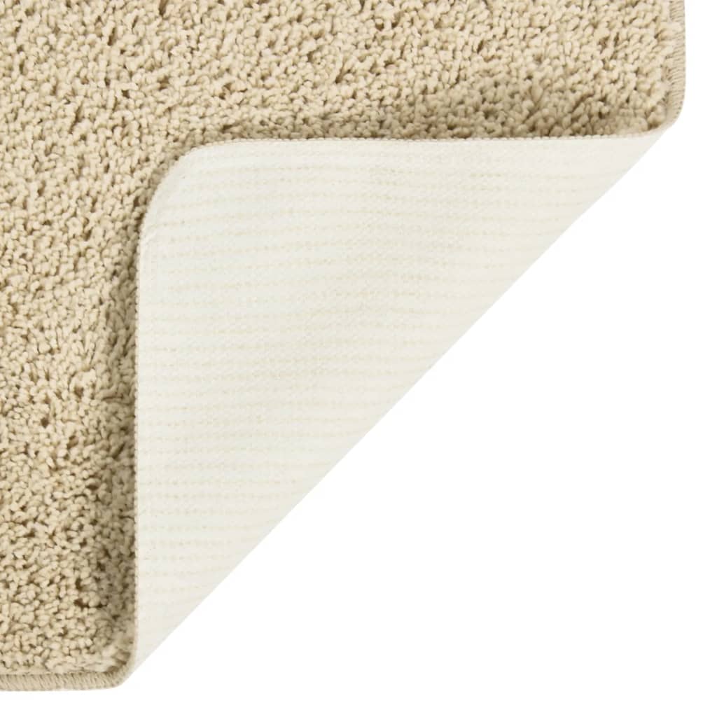 vidaXL Shaggy Rug Cream 200x290 cm Anti Slip