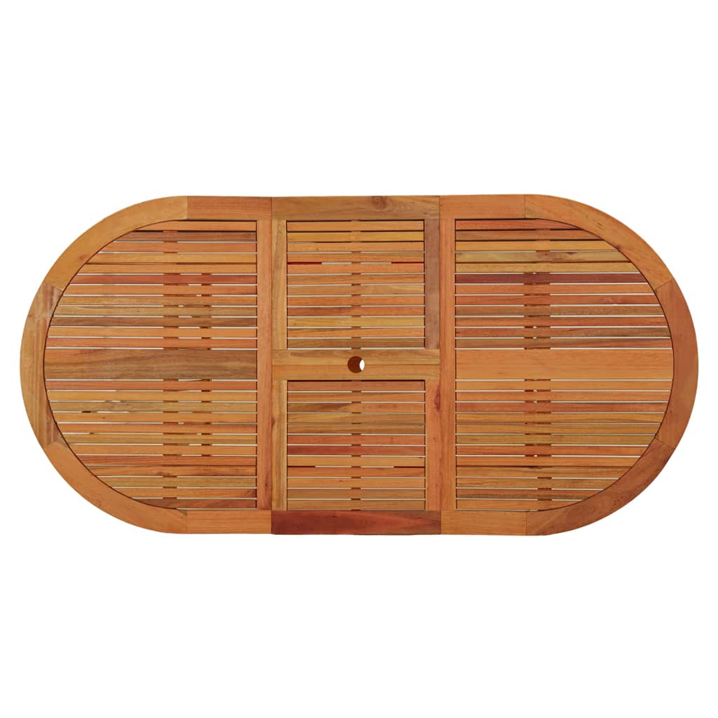 vidaXL Garden Table 200x100x75 cm Solid Wood Eucalyptus