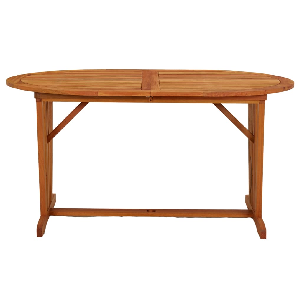 vidaXL Garden Table 200x100x75 cm Solid Wood Eucalyptus