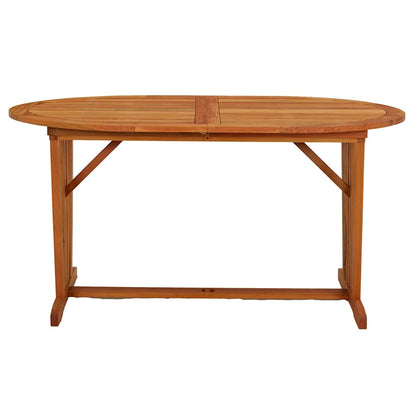316072 vidaXL Garden Table 200x100x75 cm Solid Wood Eucalyptus