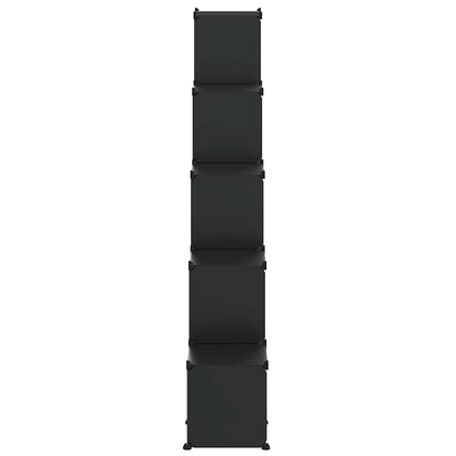 vidaXL Storage Cube Organiser with 15 Cubes Black PP