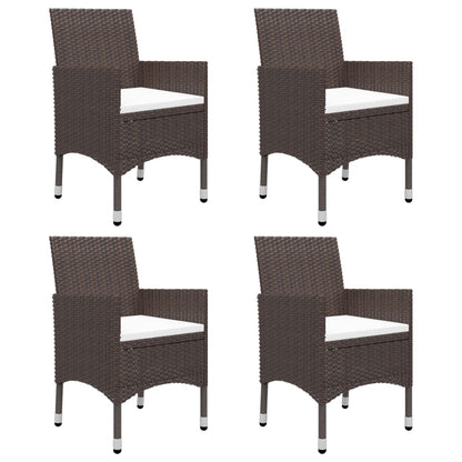 vidaXL Garden Dining Set | Brown