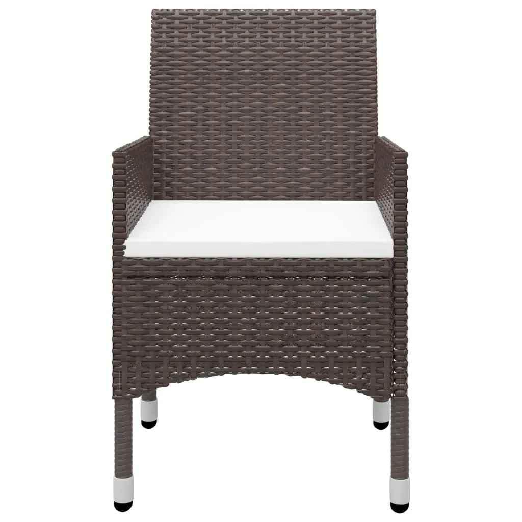 vidaXL Garden Dining Set | Brown