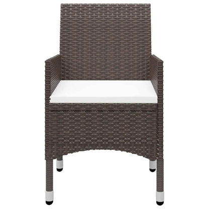 vidaXL Garden Dining Set | Brown