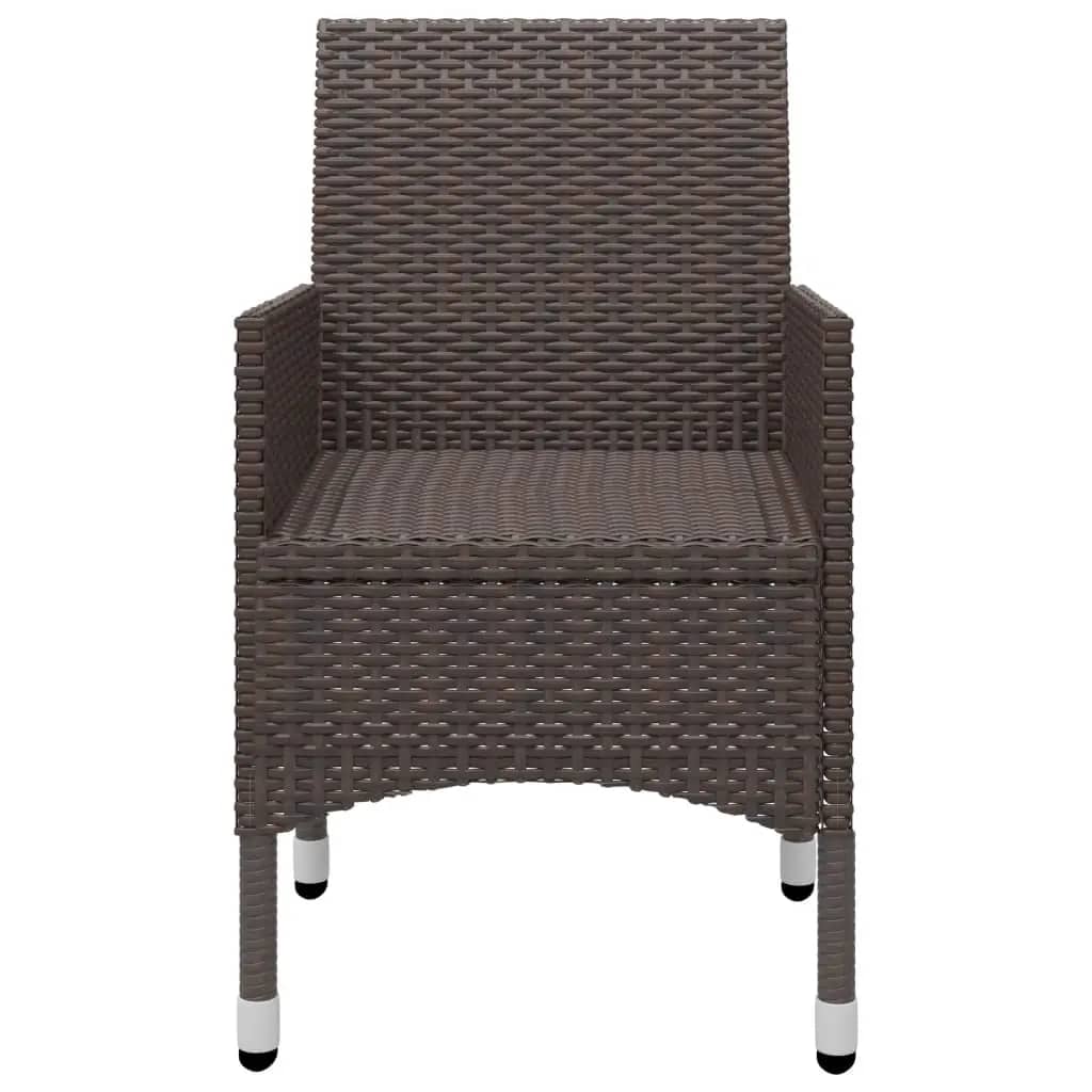 vidaXL Garden Dining Set | Brown