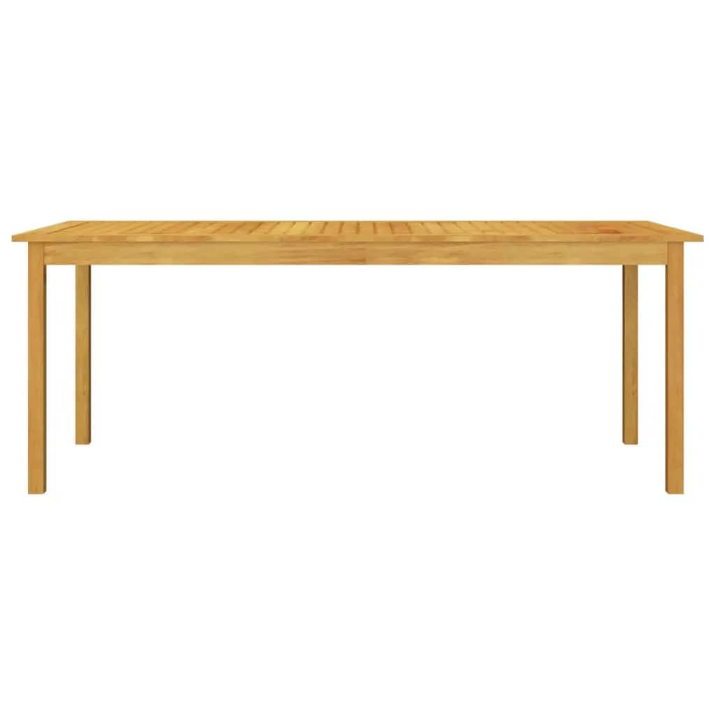 vidaXL Garden Dining Set | Black | Solid acacia wood | Large | Durable