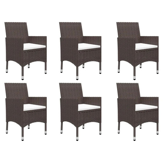 vidaXL Garden Dining Set | Brown | Solid acacia wood | Large | Ergonomic