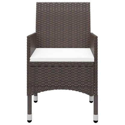 vidaXL Garden Dining Set | Brown | Solid acacia wood | Large | Ergonomic