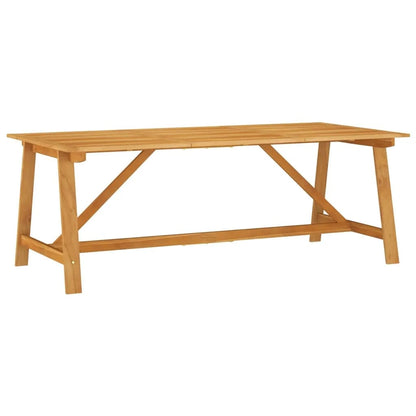 vidaXL Garden Dining Set | Brown | Solid acacia wood | Large | Ergonomic
