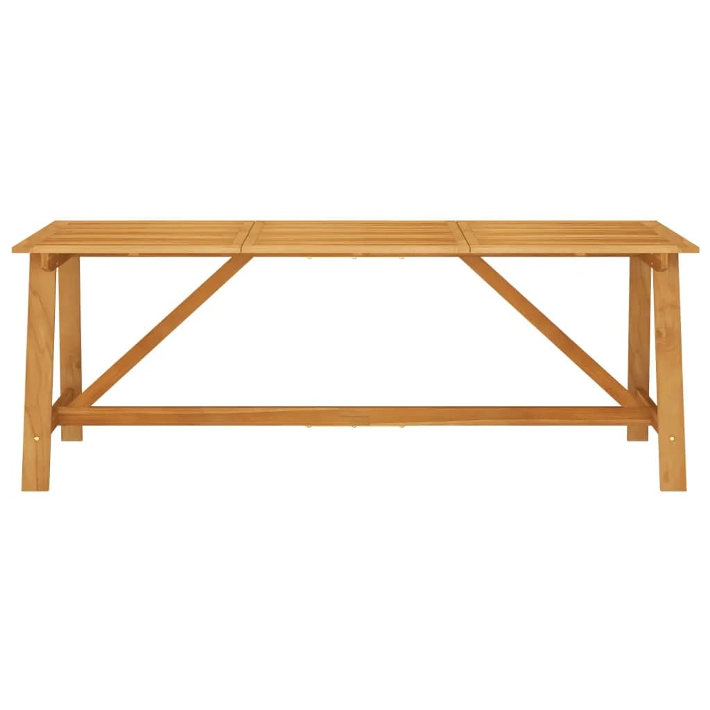 vidaXL Garden Dining Set | Brown | Solid acacia wood | Large | Ergonomic