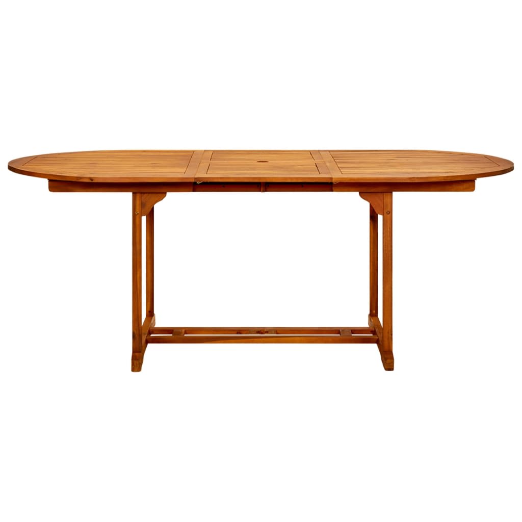 vidaXL Garden Dining Set | Brown, Cream White