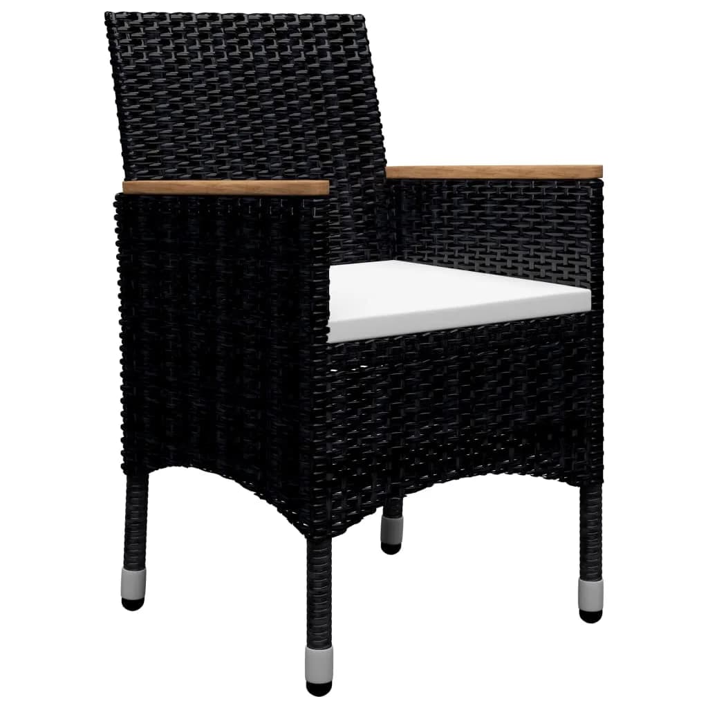 vidaXL Garden Dining Set | Black