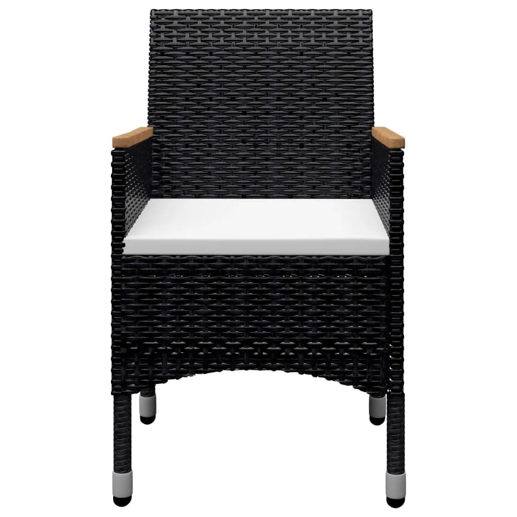 vidaXL Garden Dining Set | Black